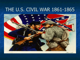 THE U.S. CIVIL WAR 1861-1865