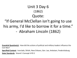 Unit 1 Day 1 French and Indian War