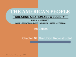 the american people creating a nation and a society nash