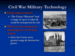 Civil War Military Technology