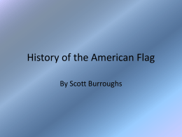 History of the American Flag - Allegheny Highlands Training