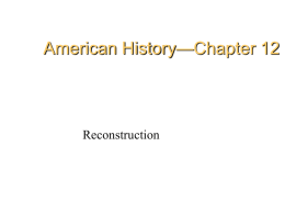 American History Chapter 12