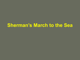 Sherman`s March to the Sea WAR HERO OR