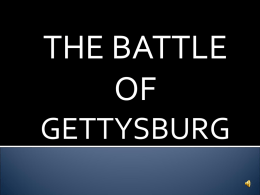 Battle of Gettysburg PPT