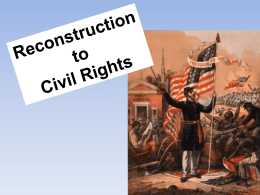 Reconstruction PowerPoint
