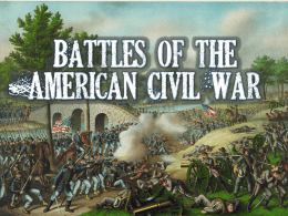 Civil War Battles PPT