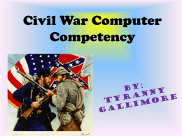Civil War Computer Competency