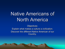Native Americans of North America