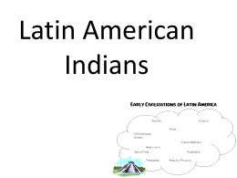 Latin American Indians - Effingham County Schools
