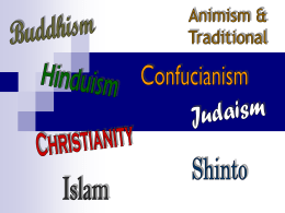 Animism & Traditional Religions