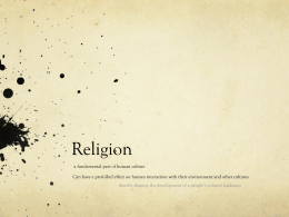 Universalizing Religions