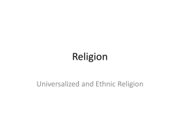 Ethnic Asian Religions