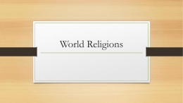 World Religions/Christianity