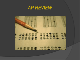 AP REVIEW - Mr. Lazarewicz's AP Psychology Website