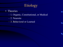 Etiology