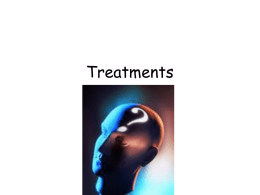 Unit 13 - Treatments Student Version