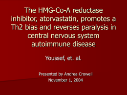 The HMG-Co-A reductase inhibitor, atorvastatin, promotes a