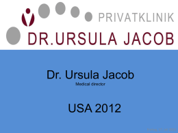 Folie 1 - Praxis Dr. Ursula Jacob