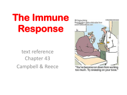 The Immune Response - Point Pleasant Beach School District