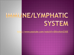 Nervous, Immune , & Endocrine Systems