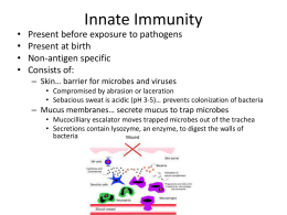 Innate Immunity - Santa Susana High School