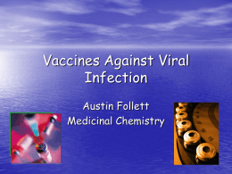 Vaccines Against Viral Infection