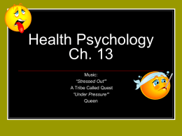 Health Psychology 2011