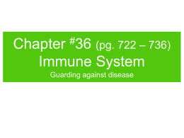 Chapter 36 - Immune System