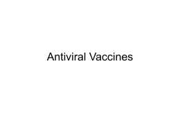 Antiviral Vaccines