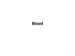 Blood - Studyclix