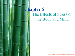 Chronic Stress and the Endocrine System