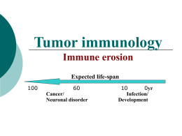 Advance in tumor immunology
