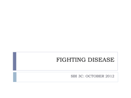fighting disease