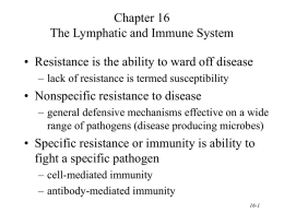 Chapter 16 Lymphatics
