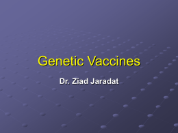 Genetic Vaccines