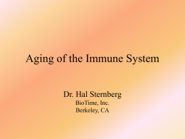 Aging of Immune System I