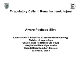 T-regulatory cells in ischemic injury.