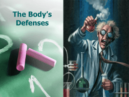 the body`s defenses