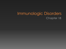 Immunologic Disorders