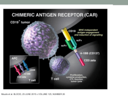 CAR T cell lecture 11.25