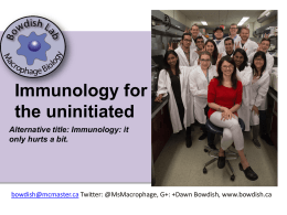 Immunology For The Uninitiated - Dr Dawn