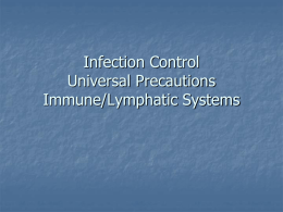 Infection Control Universal Precautions
