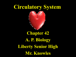 Chapter 42 Circulatory System