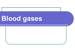 Blood gases
