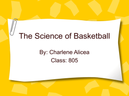 Charlene Science in Basketball