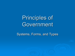 Principles of Government - Paulding County Schools