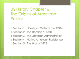 US History Chapter 6 The Origins of American