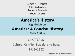 America`s History Seventh Edition