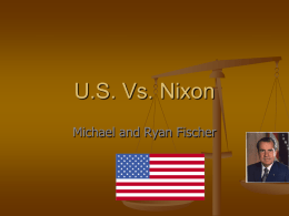 U.S. vs. Nixon