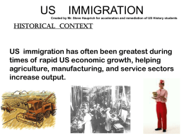 US Immigration + Nativists